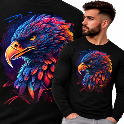 LONGSLEEVE ZWIERZĘTA    BAD EAGLE